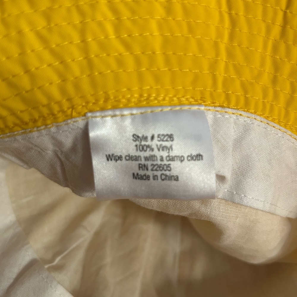 Totes Sunny Yellow Bucket Hat NWOT - Picture 4 of 5